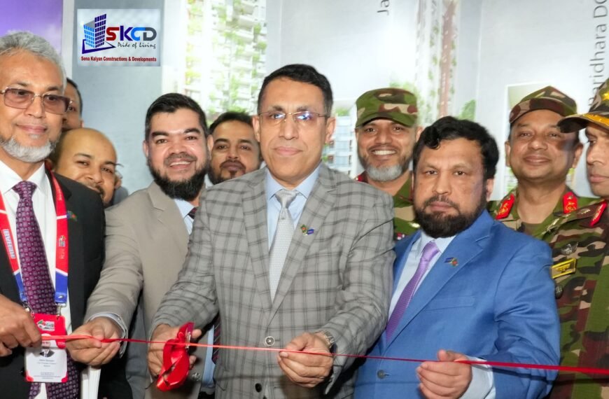 রিহ্যাব ফেয়ার ২০২৪-এ সেনা কল্যান কনস্ট্রাকশনস্ এর স্টল উদ্বোধন