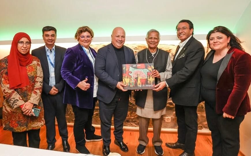 ভিওন গ্রুপের প্রতিষ্ঠাতা ও চেয়ারম্যান এবং গ্রুপ সিইও প্রফেসর মুহাম্মদ ইউনূসের সাথে সাক্ষাৎ করেছেন