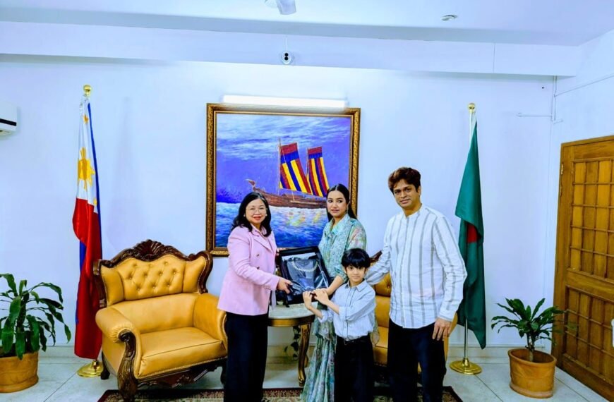 ফিলিপাইনের রাষ্ট্রদূতের সঙ্গে ফলপ্রসূ বৈঠকে…