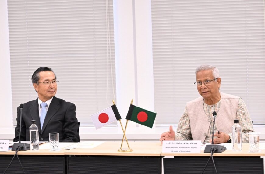 নতুন বাংলাদেশ গড়তে জাপানের সহায়তা চান প্রধান উপদেষ্টা