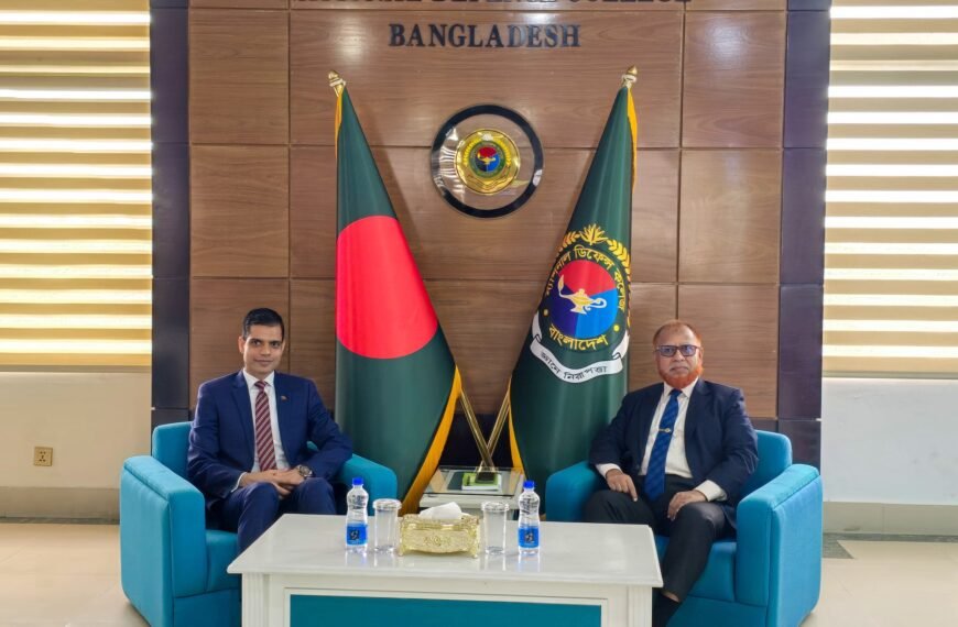 ‘সমকালীন নেপাল: পররাষ্ট্রনীতি, নিরাপত্তা ও উন্নয়ন প্রেক্ষাপট’ বিষয়ে ঢাকার ন্যাশনাল ডিফেন্স কলেজে নেপালের রাষ্ট্রদূতের গুরুত্বপূর্ণ বক্তৃতা