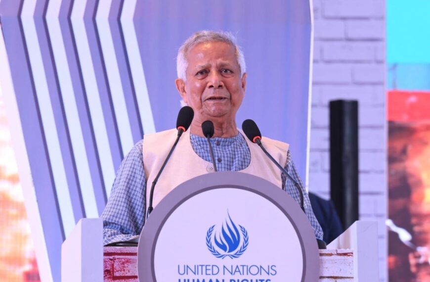 প্রতিটি নাগরিকের শান্তি, মর্যাদা ও স্বাধীনতা নিশ্চিত করাই আমাদের একমাত্র লক্ষ্য: প্রধান উপদেষ্টা