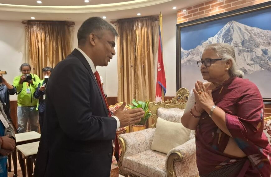 নেপালে নবনিযুক্ত অন্তর্বর্তীকালীন প্রধানমন্ত্রীর সঙ্গে&hellip;