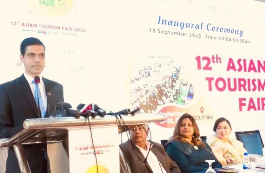 ঢাকায় এশিয়া ট্যুরিজম ফেয়ারে পর্যটন সহযোগিতা জোরদারের আহ্বান নেপালের রাষ্ট্রদূতের