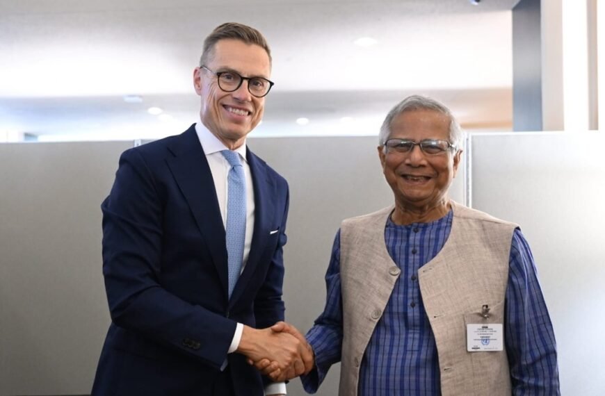 জাতিসংঘ সাধারণ পরিষদে প্রধান উপদেষ্টার&hellip;