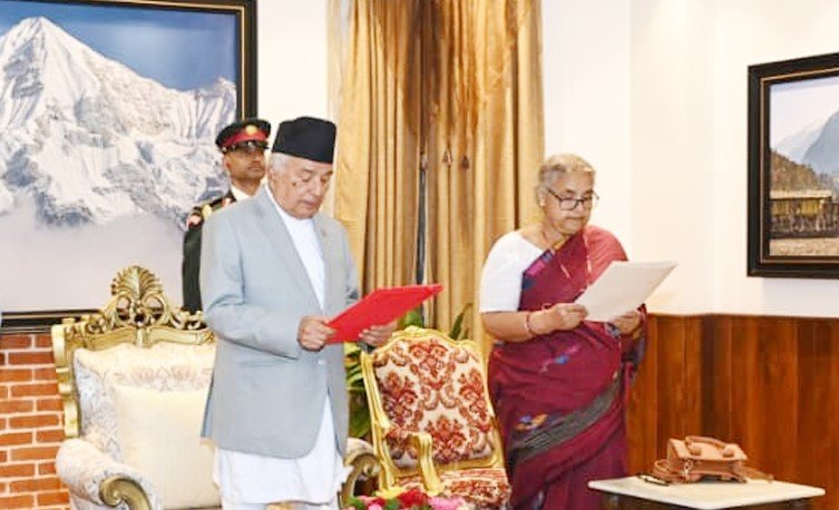 নেপালের প্রধানমন্ত্রী হিসেবে শপথ গ্রহণ&hellip;