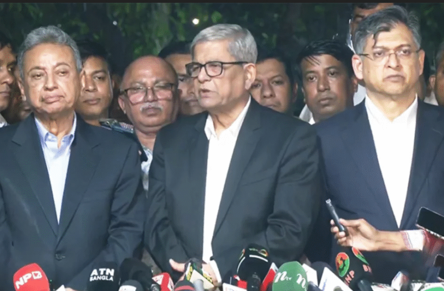 অন্তর্বর্তীকালীন সরকারকে তত্ত্বাবধায়ক সরকারের ভূমিকায় রূপান্তরিত করার আহ্বান বিএনপি’র
