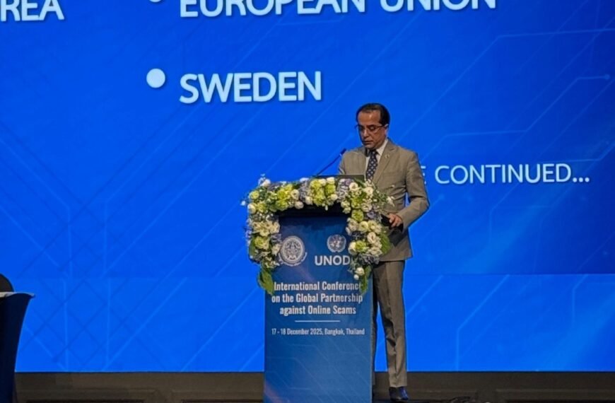 অনলাইন প্রতারণা মোকাবিলায় বাংলাদেশ আন্তর্জাতিক সহযোগিতায় অঙ্গীকারবদ্ধ: ব্যাঙ্ককে নিযুক্ত বাংলাদেশের রাষ্ট্রদূত