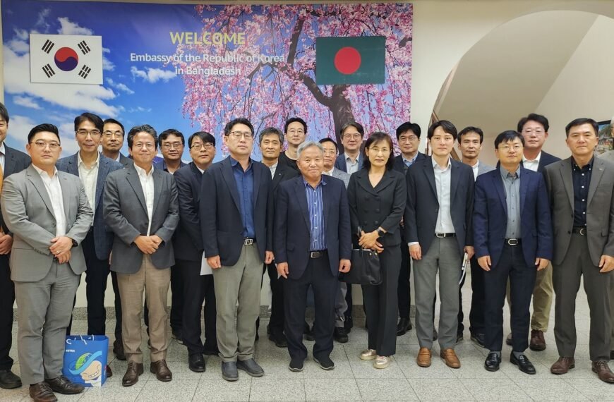 বাংলাদেশে কোরিয়ান কোম্পানিগুলোর নিয়ে সেমিস্টারভিত্তিক বিজনেস রাউন্ডটেবিল আয়োজন করেছে দক্ষিণ কোরিয়ার দূতাবাস