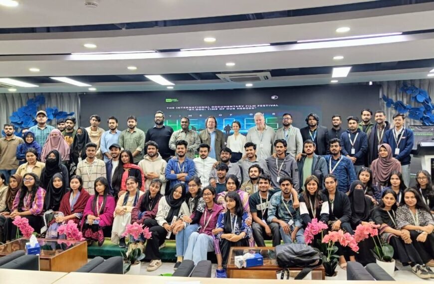 রাশিয়ান হাউস ইন বাংলাদেশ-এর উদ্যোগে ড্যাফোডিল বিশ্ববিদ্যালয়ে অনুষ্ঠিত হলো ‘RT.DOC: Time of Our Heroes’&hellip;