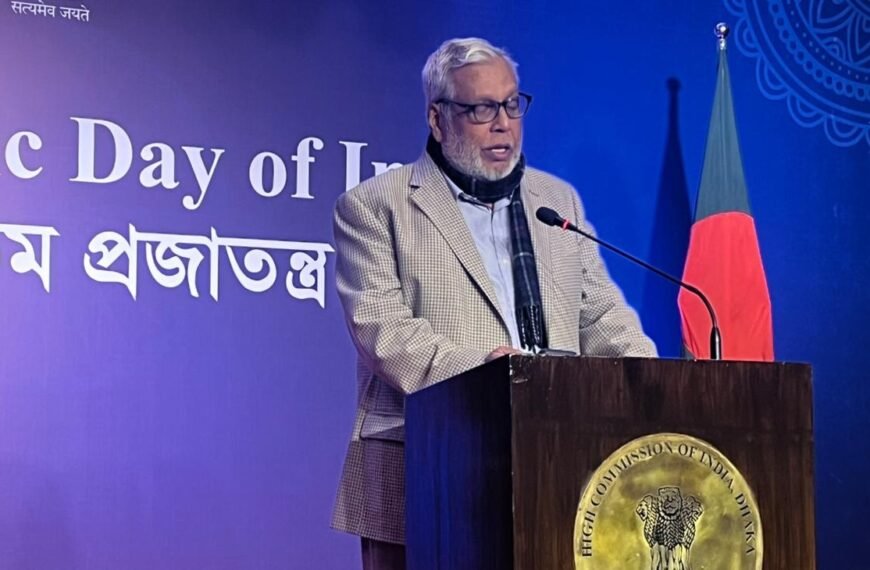 ইতিহাস, সংস্কৃতি ও মানবিক বন্ধনে বাংলাদেশ–ভারত সম্পর্ক আরও শক্তিশালী হবে: ড. ফাওজুল কবির খান