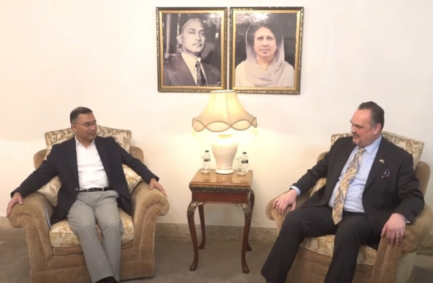 বিএনপি চেয়ারম্যান তারেক রহমানের সঙ্গে সৌজন্য সাক্ষাৎ করলেন বাংলাদেশে নবনিযুক্ত মার্কিন রাষ্ট্রদূত ব্রেন্ট টি. ক্রিস্টেনসেন