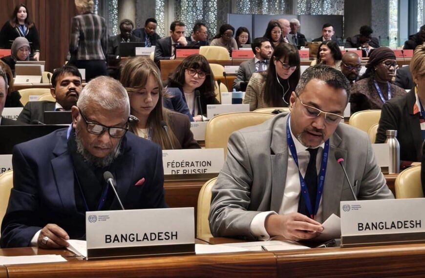 জেনেভায় আন্তর্জাতিক শ্রম সংস্থা (আইএলও)-তে বাংলাদেশের গণতান্ত্রিক সরকারকে অভিনন্দন ও পূর্ণ সমর্থন