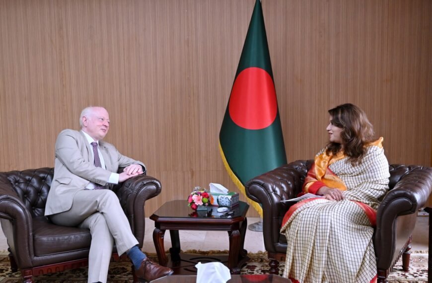 বাংলাদেশের সাথে দ্বিপাক্ষিক সম্পর্ক আরও গভীর করতে প্রতিশ্রুতি জার্মানির