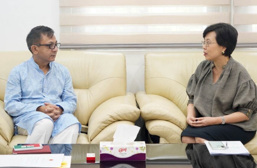 শিল্পমন্ত্রীর সাথে থাইল্যান্ডের রাষ্ট্রদূতের সৌজন্য সাক্ষাৎ