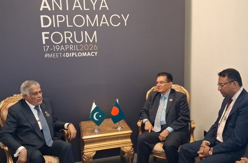 উপসাগরীয় সংঘাত নিরসনে পাকিস্তানের ভূমিকার প্রশংসা বাংলাদেশের